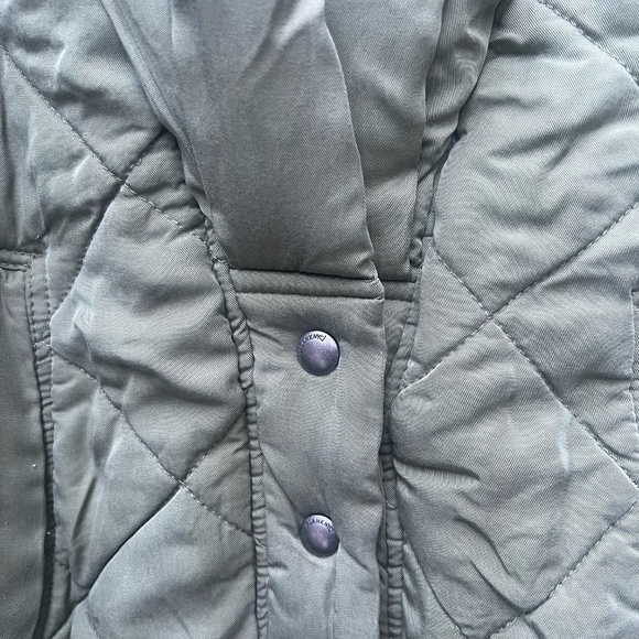 BLANK  NYC Olive Green Quilted Puffer Jacket - Picture 7 of 15